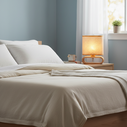 Bambino | Bamboo Table Lamp for Bedroom and Living Room