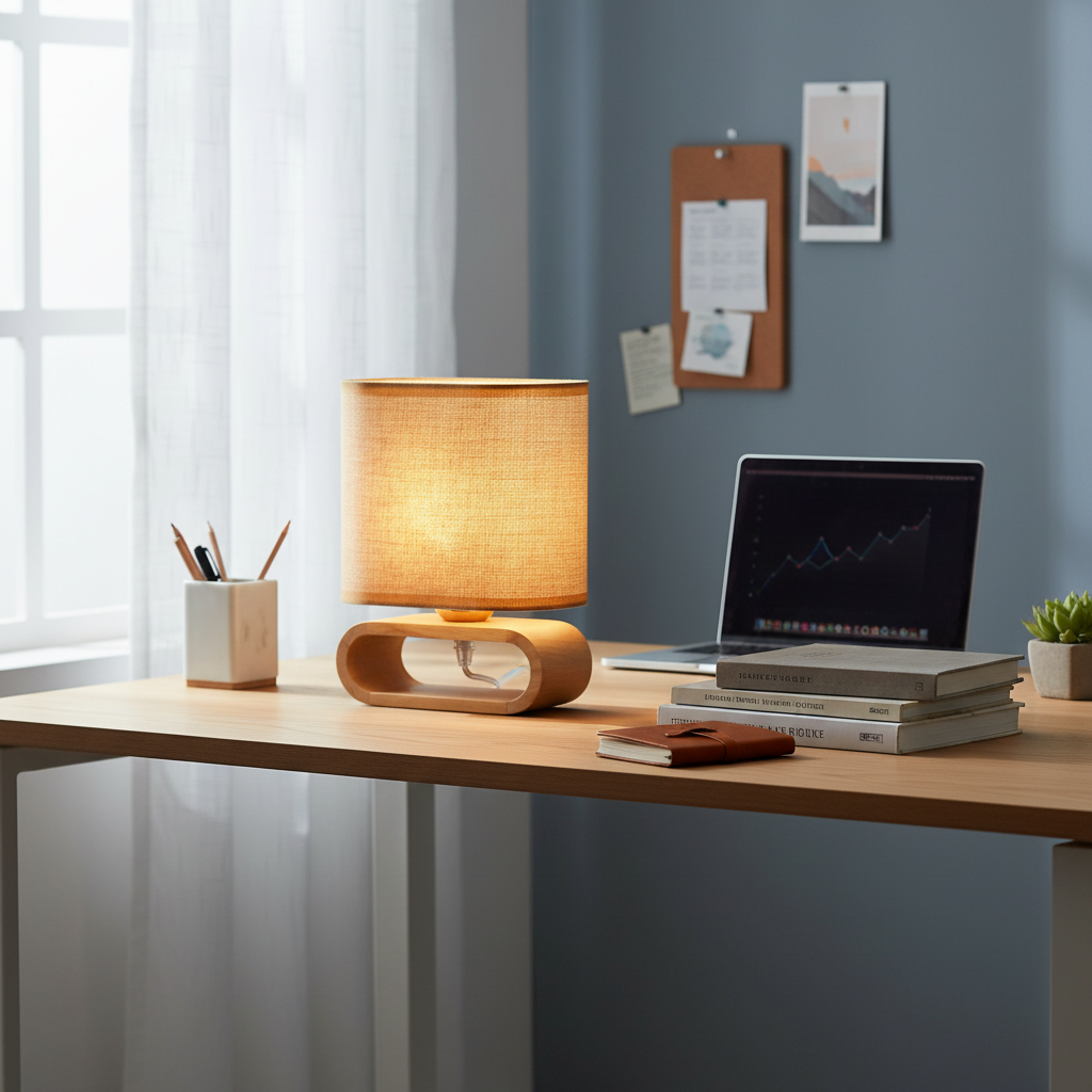 Bambino | Bamboo Table Lamp for Bedroom and Living Room