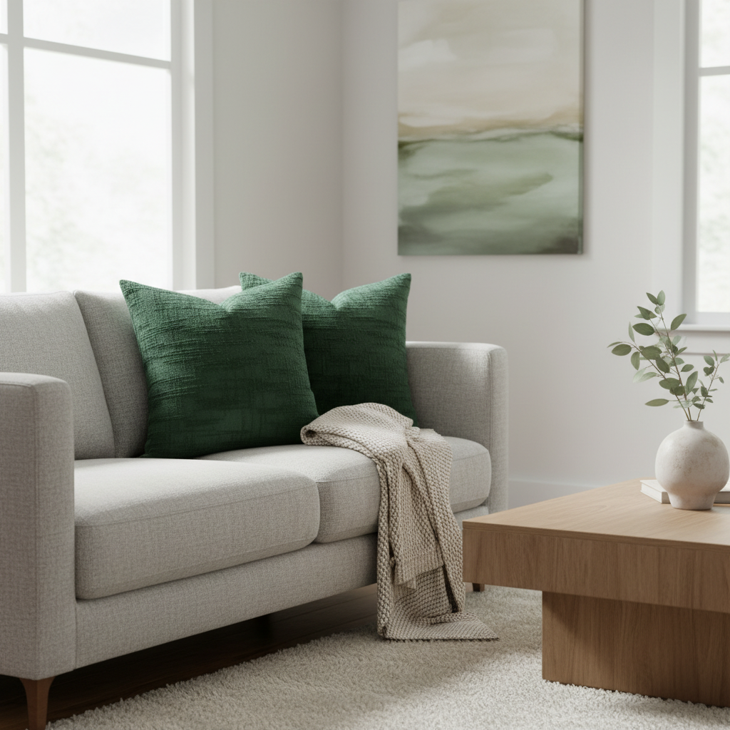 Chenille Cushion Cover | Sofa Cushion Covers for Home Decor