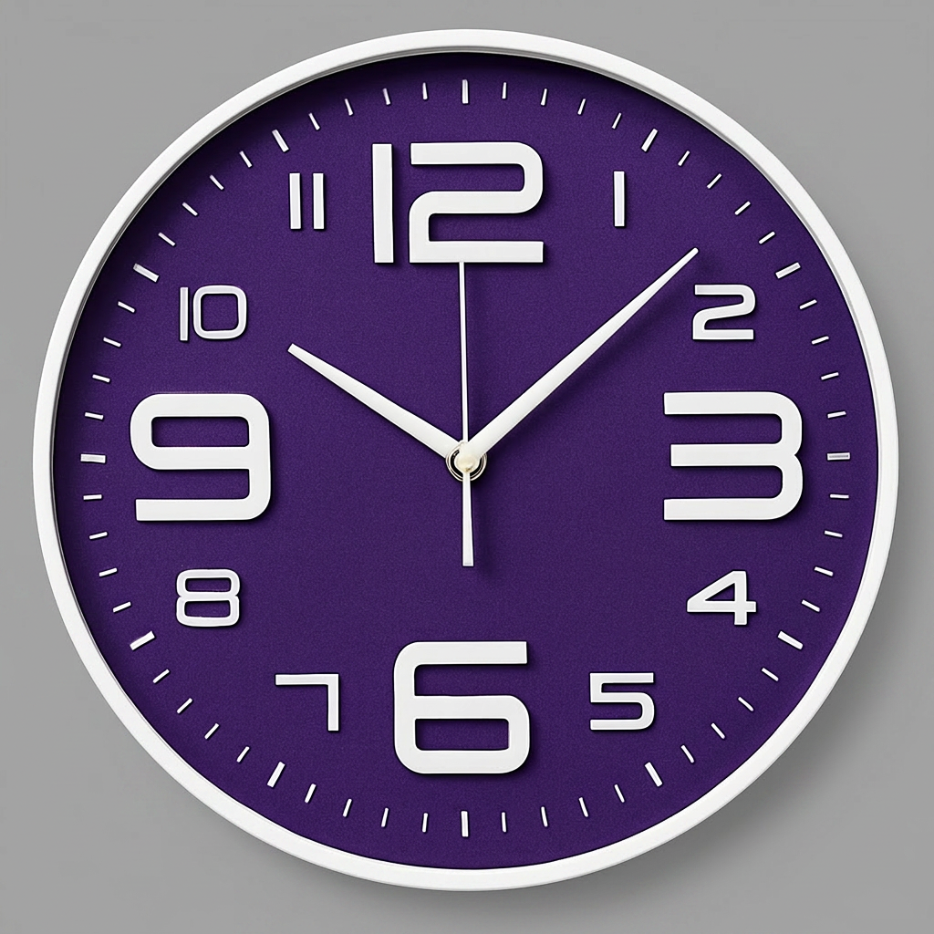 Colorful Cartoon Wall Clock | Fun Wall Clock Decor 30cm