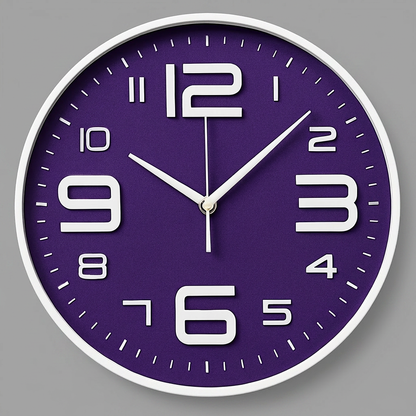 Colorful Cartoon Wall Clock | Fun Wall Clock Decor 30cm