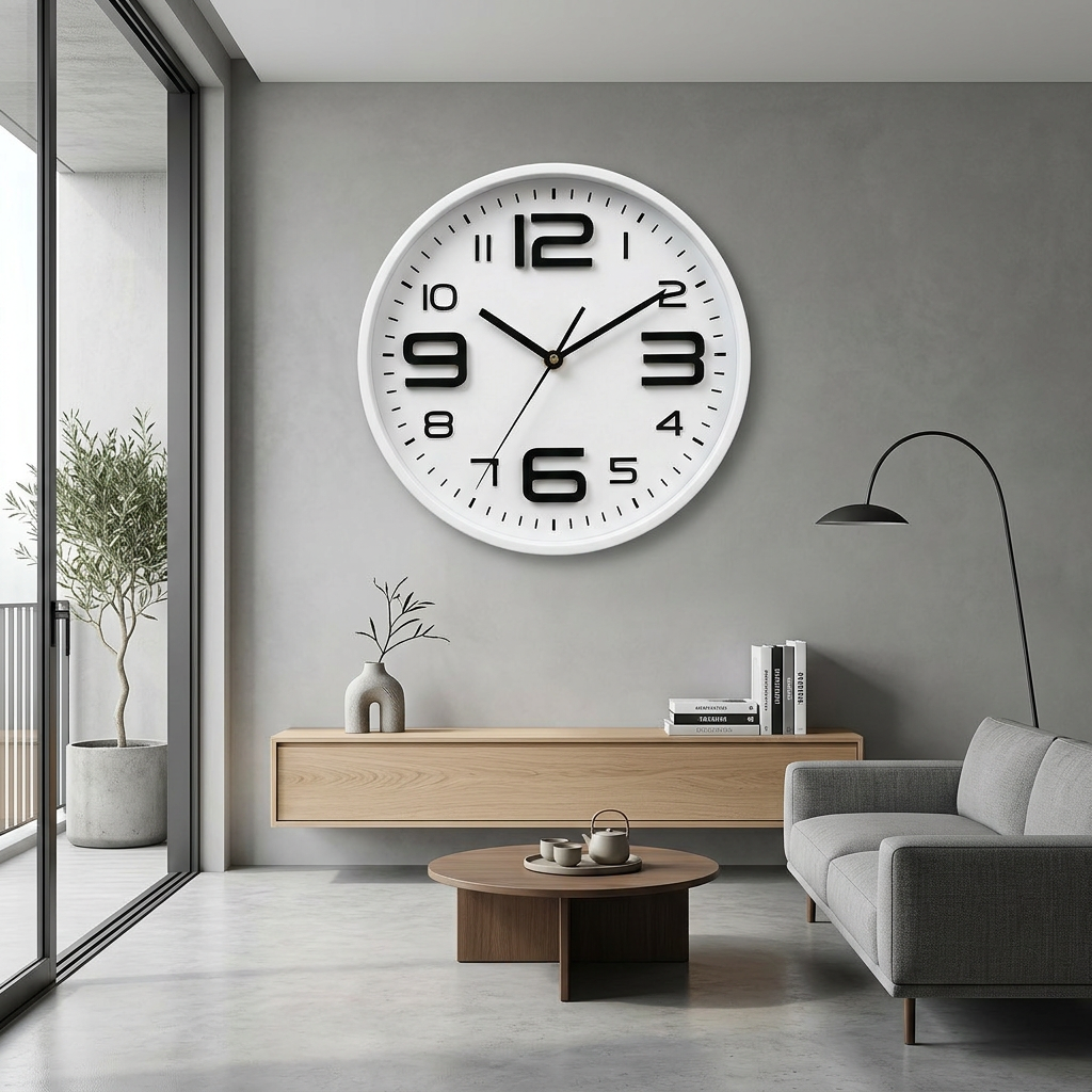 Colorful Cartoon Wall Clock | Fun Wall Clock Decor 30cm