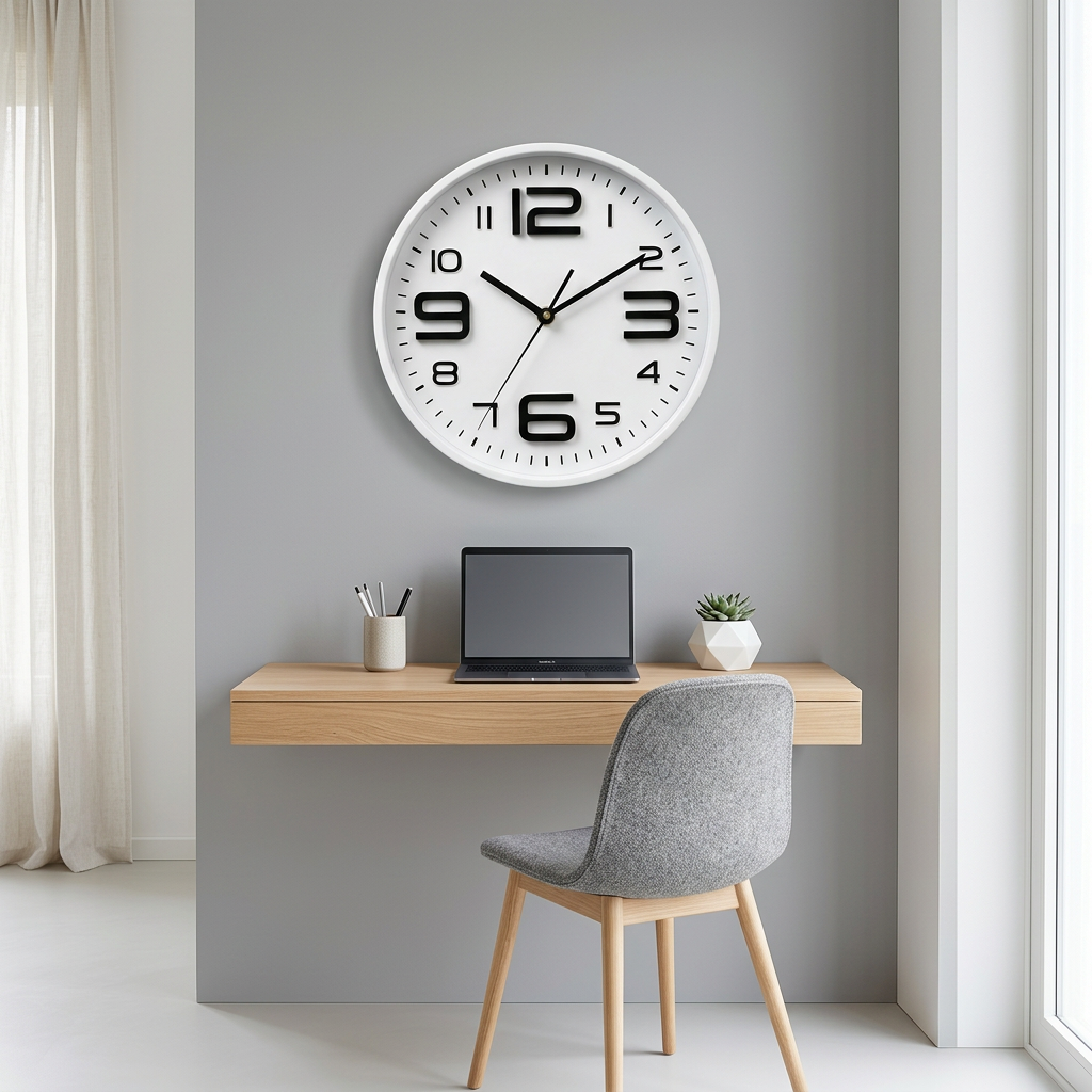 Colorful Cartoon Wall Clock | Fun Wall Clock Decor 30cm
