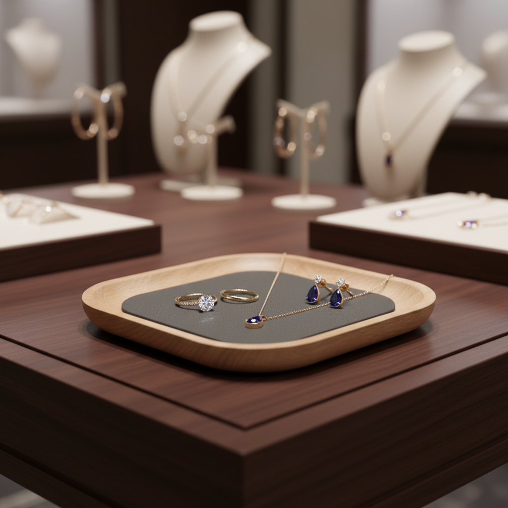 Elegant Wooden Jewelry Organizer | Jewelry Box for Women